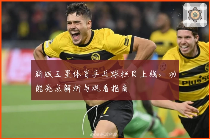 新版五星体育乒乓球栏目上线，功能亮点解析与观看指南